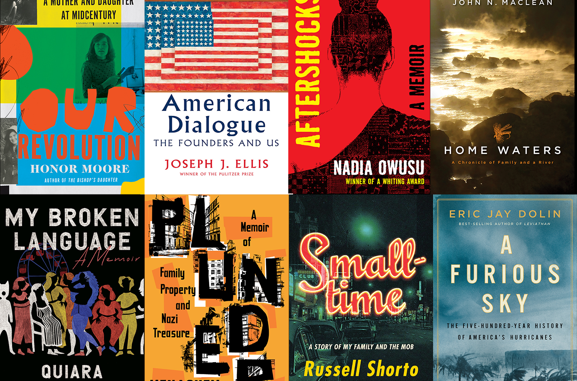American Inspiration collage of book covers