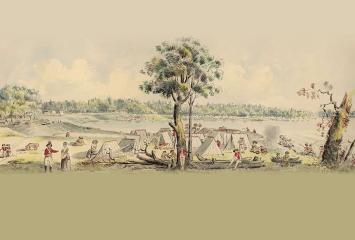 Encampment of the Loyalists in Johnstown