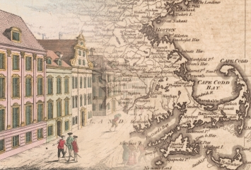 Boston and Map of Massachusetts