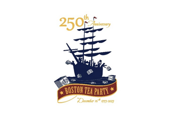 Boston Tea Party 250th Anniversary Logo