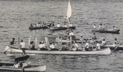 summer camp canoes