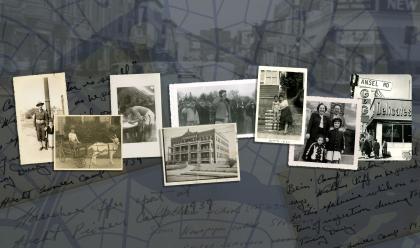 Jewish Neighborhood Voices collage of photographs