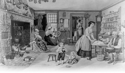 Researching Colonial New England Ancestors A New England kitchen