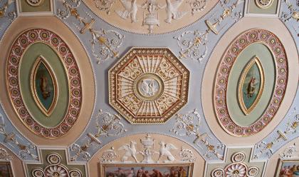 Curt’s Cabinet of Curiosities: A Journey Through His Favorite Art, Architecture & Decorative Arts Photo of the Gallery ceiling at Harewood House by Curt DiCamillo