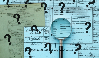 When the Record Doesn't Exist: Strategies for Determining Vital Data About Your Ancestors photo collage