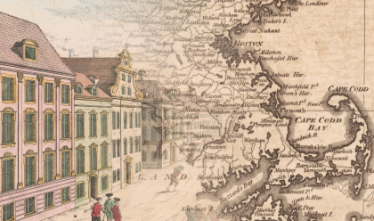 Boston and Map of Massachusetts