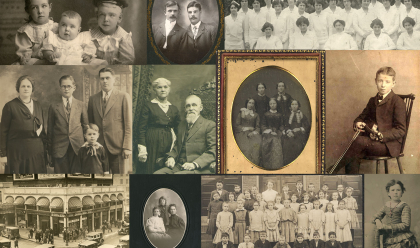 various vintage photographs