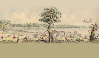 scene of loyalists