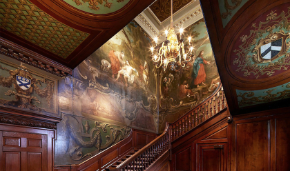 The Hogarth Stair at St. Bartholomew’s Hospital. Photo by Matthew Andrews. 