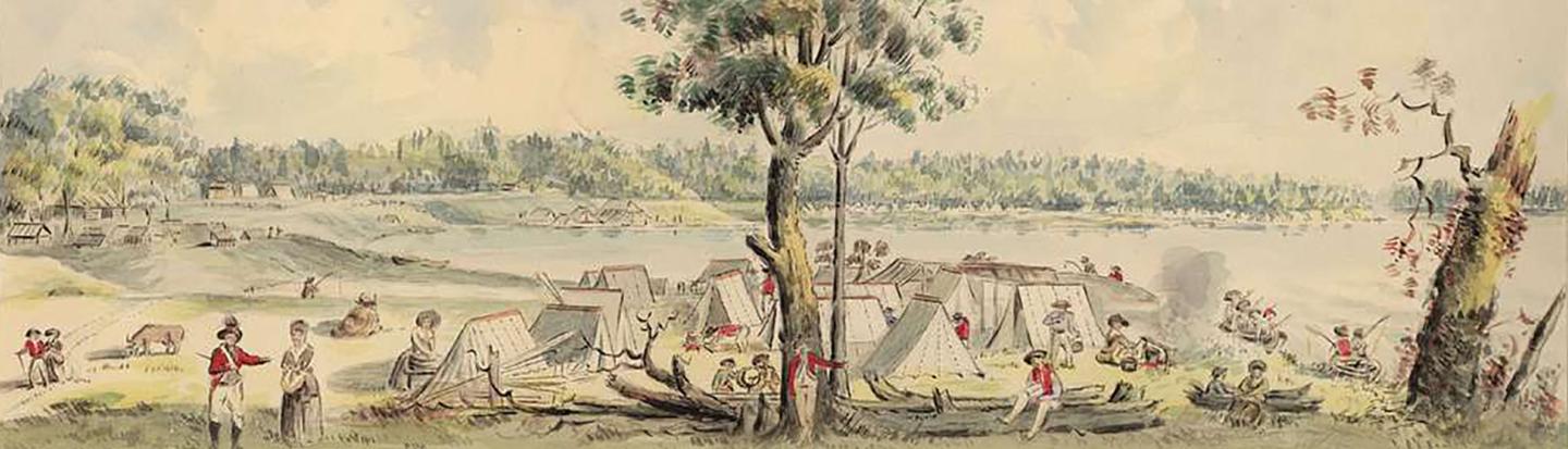 Encampment of the Loyalists in Johnstown