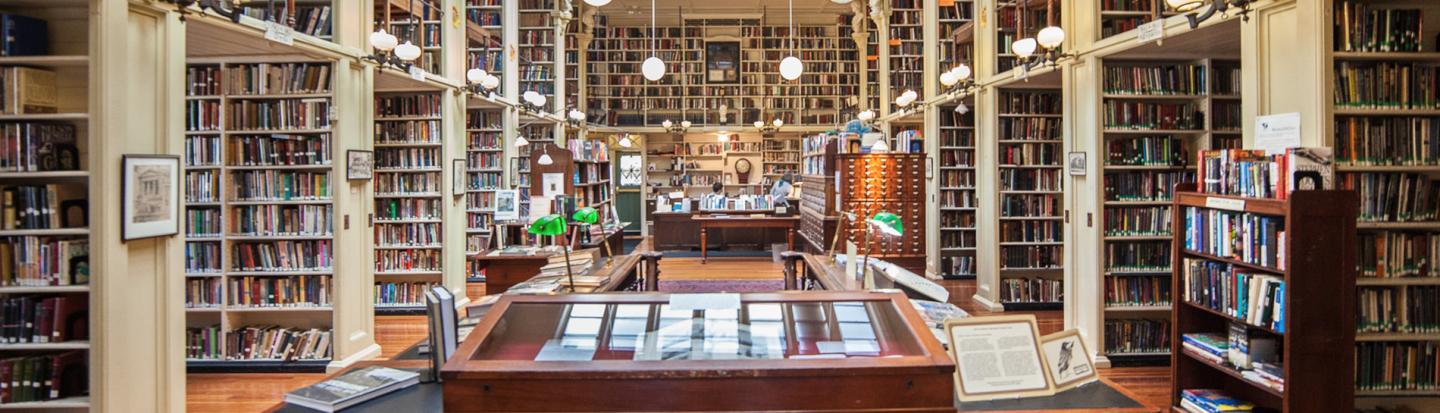 Providence Athenaeum interior by Kenneth C Zirkel