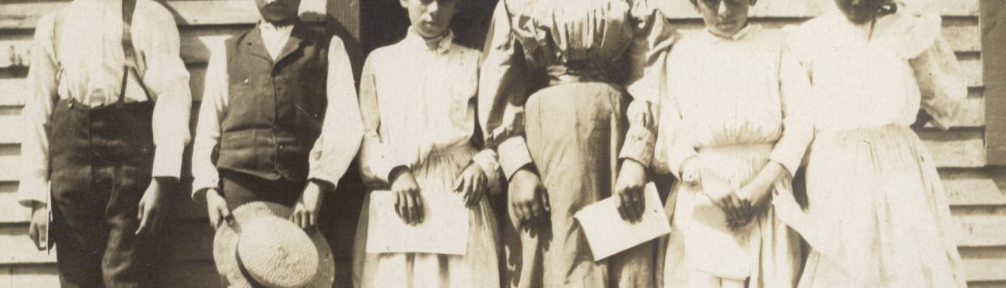 Malaga Island students