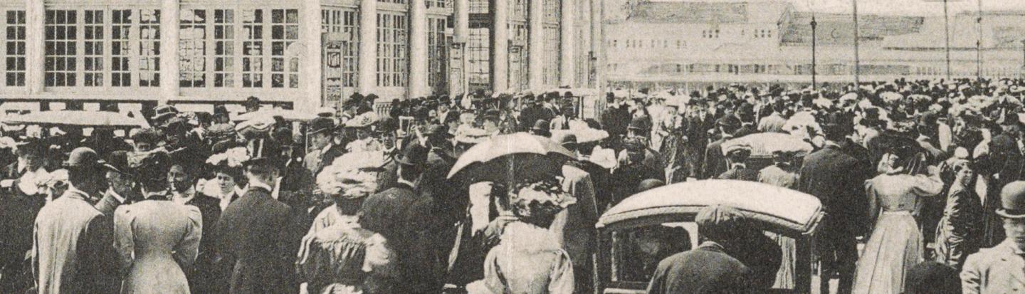 New Jersey Research: Four Centuries of History and Genealogy people on the boardwalk in Atlantic City, New Jersey