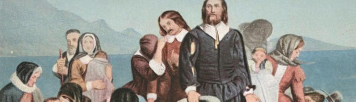 "Landing of the Pilgrims" by Charles Lucy courtesy of The White House Historical Association Verifying Mayflower Lineage