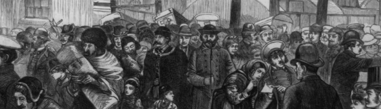 Coming to America: Researching Immigrant Ancestors Immigrants landing at Castle Garden