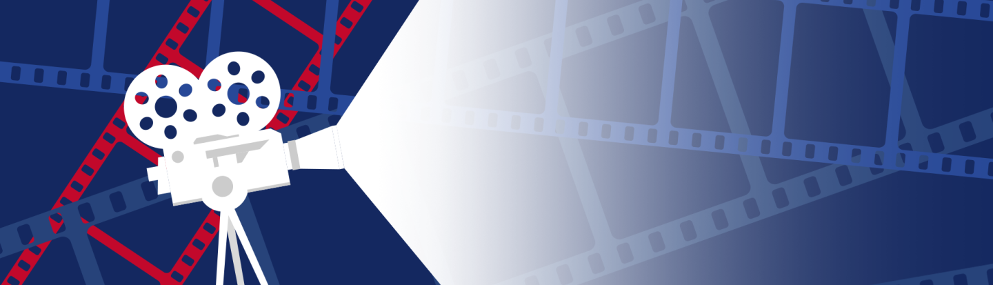 American Stories, American Lives Gala illustration of film strips