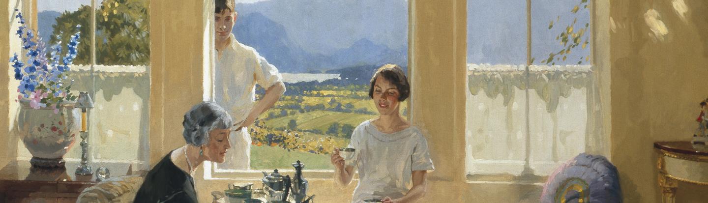 A British Country House Alphabet, Volume 1 James Durden, Summer in Cumberland, 1925. © Manchester Art Gallery / Bridgeman Images. Used with permission of the Estate of James Durden.