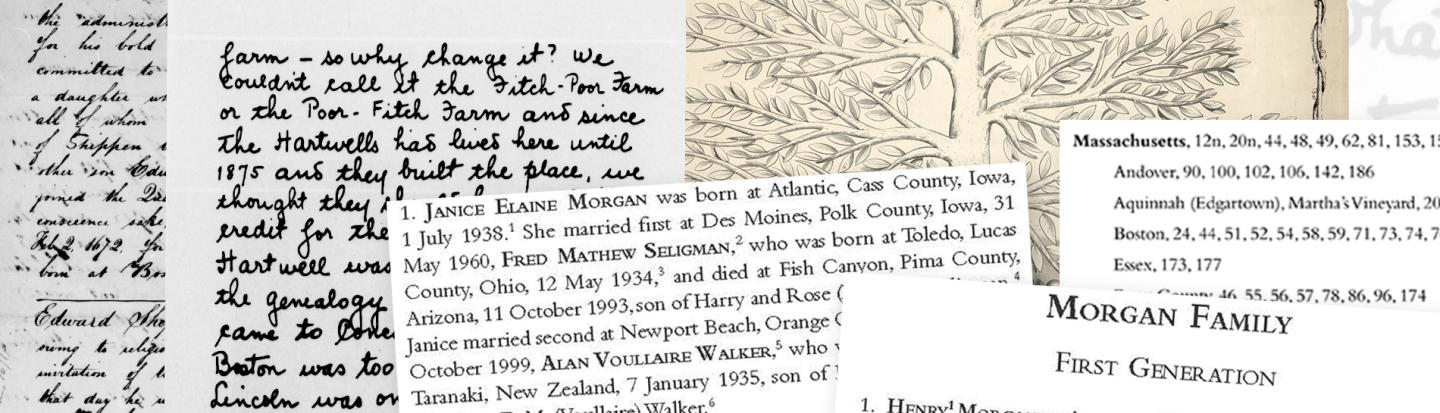 Writing and Publishing Your Family History 2024 various family papers and family tree