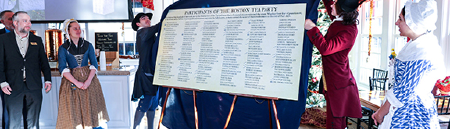 Boston Tea Party Ships & Museum Memorial Plaque