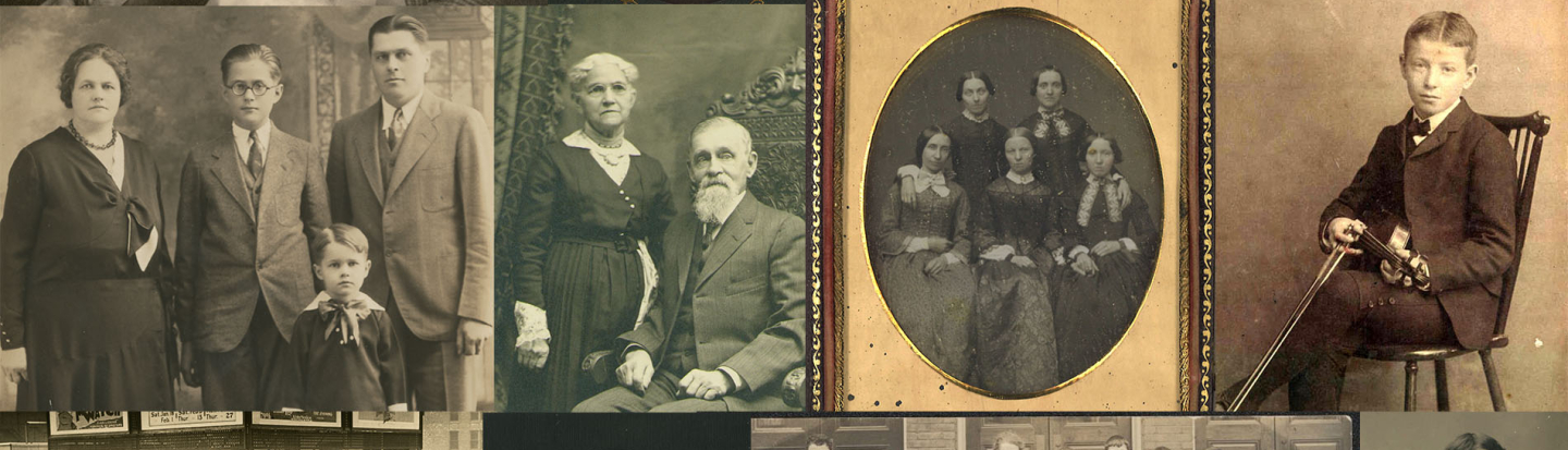 various vintage photographs