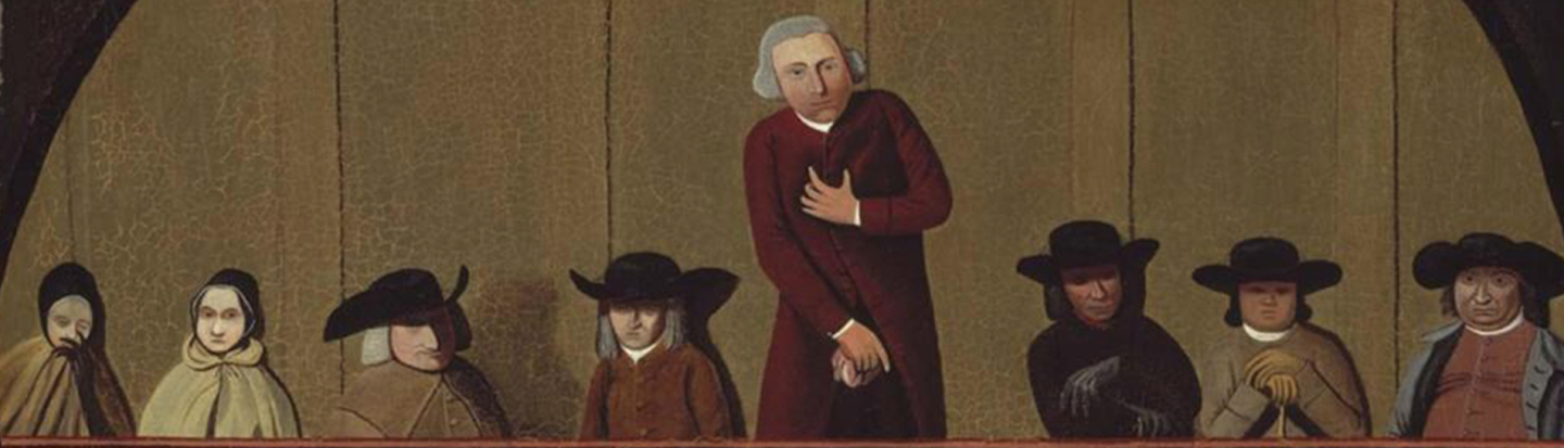 Painting of a Quaker Meeting