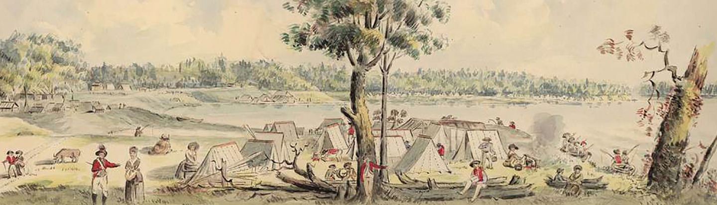 scene of loyalists