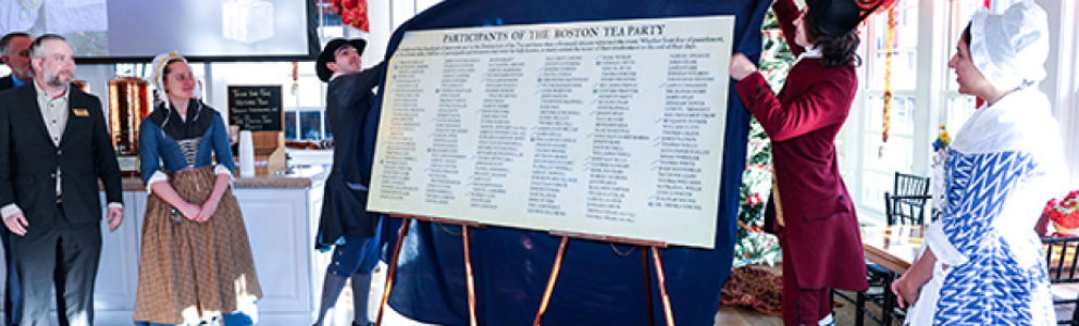 Boston Tea Party Ships & Museum Memorial Plaque