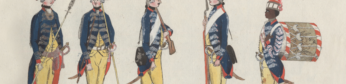 Carl, J.H., "Drittes Regiment Garde" (1784). Prints, Drawings and Watercolors from the Anne S.K. Brown Military Collection. Brown Digital Repository. Brown University Library.