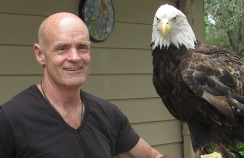 Jack Davis and eagle