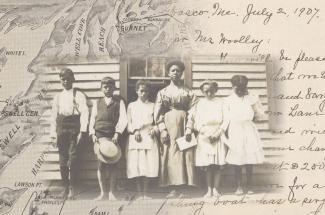 event-researching-african-american-ancestors-northeast-2-2022 .jpg Students standing on a porch