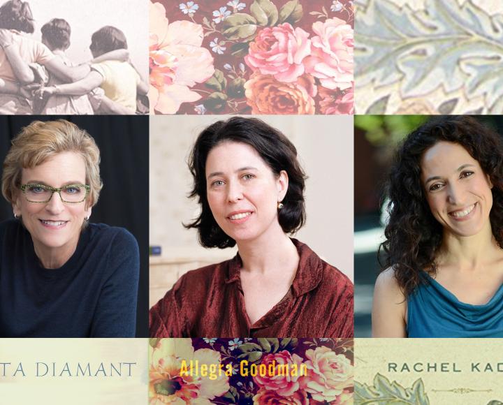three author headshots