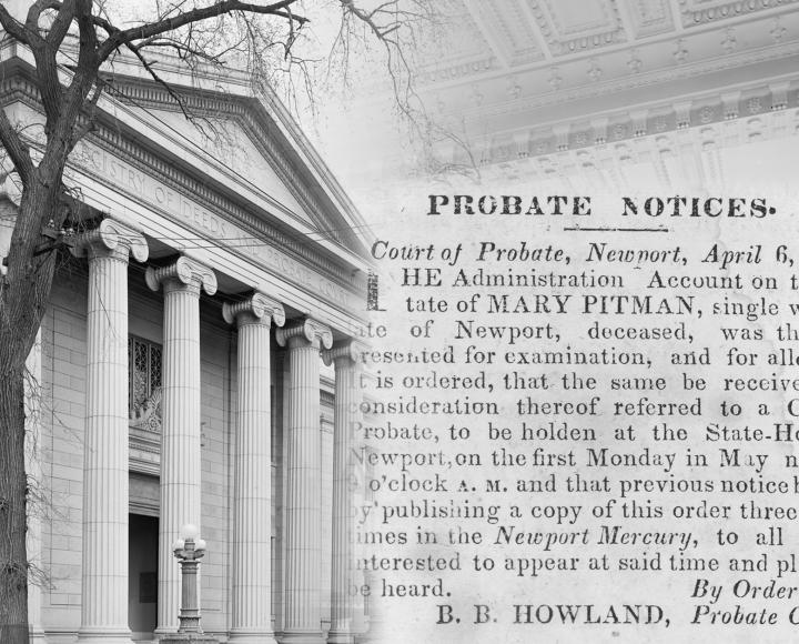 court house and probate notice