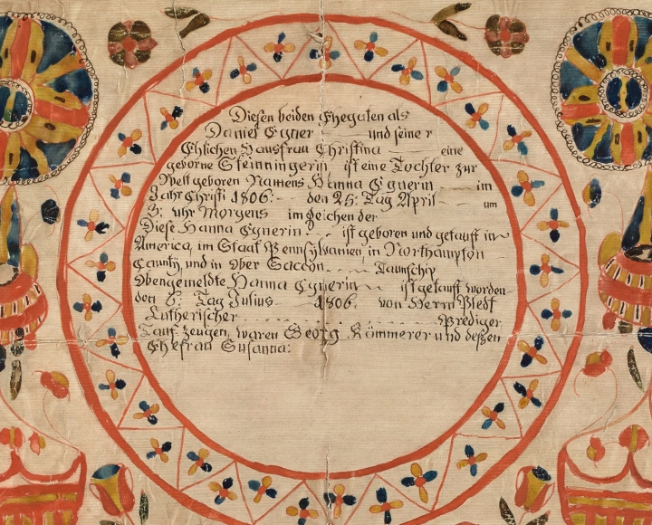 Pa. German Fraktur, 1935/1942