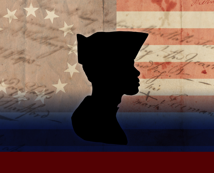 Patriot and American Flag