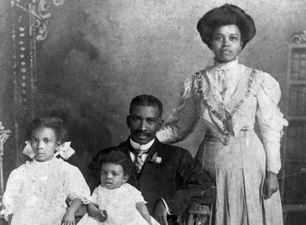 Old photograph of family, Gainsville, FL