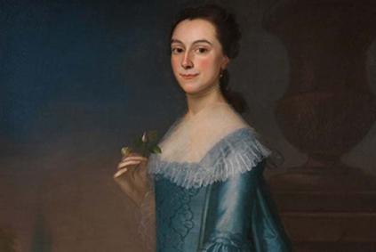 Woman in painting