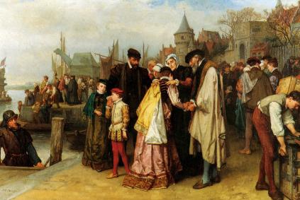 Emigration of the Huguenots by Jan Antoon Neuhuys