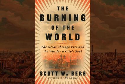 Scott W. Berg with The Burning of the World Scott W. Berg with The Burning of the World book cover