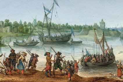 Great Migration Study Project Series 3 The Departure of the Pilgrim Fathers from Delfshaven on their Way to America
