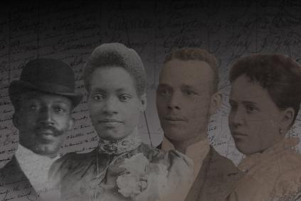 10 Million Names Scholars Panel at Longfellow House collage of African American people