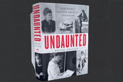 Brooke Kroeger with Undaunted Undaunted book cover