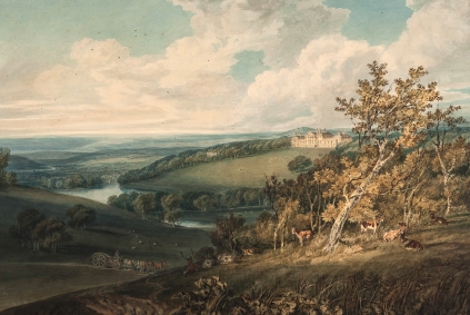 Harewood House from the South East, 1798 by JMW Turner, copyright Harewood House Trust