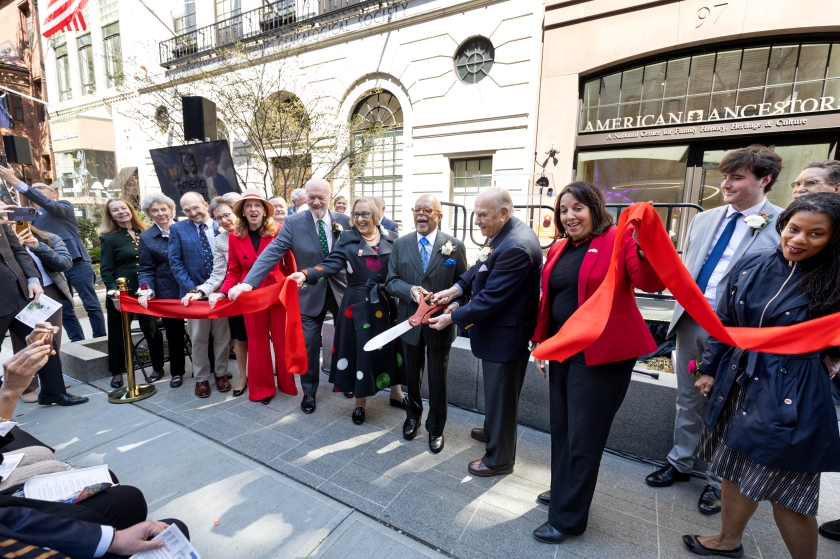 Ribbon cutting at the FHE launch