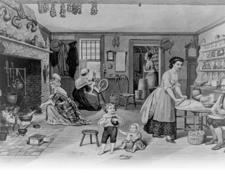 A New England kitchen